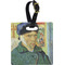 Van Gogh's Self Portrait with Bandaged Ear Plastic Luggage Tag - Square