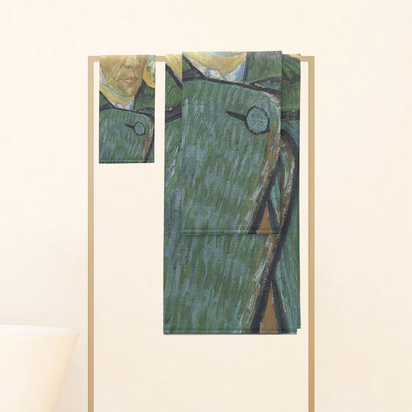Van Gogh's Self Portrait with Bandaged Ear Personalized Towel Set