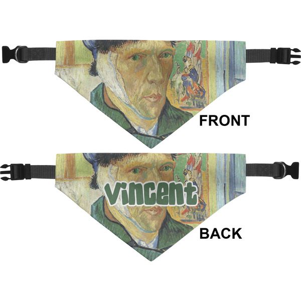 Van Gogh's Self Portrait with Bandaged Ear Pet Bandana Approval