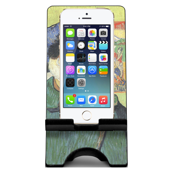 Van Gogh's Self Portrait with Bandaged Ear Phone Stand - Large - w/ Phone