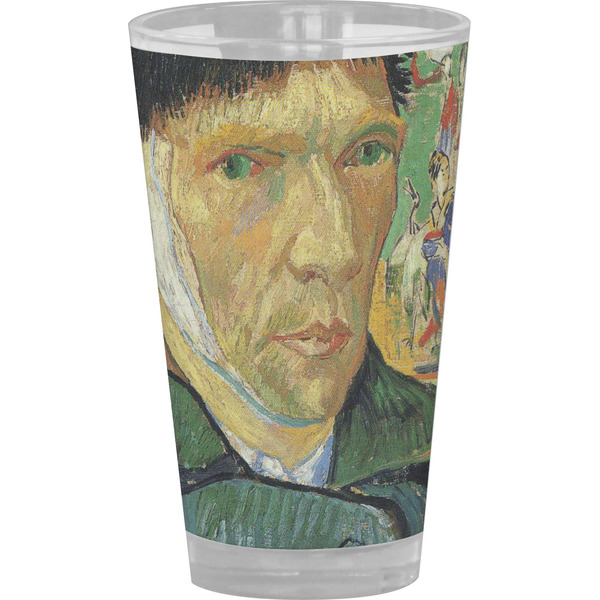 Custom Van Gogh's Self Portrait with Bandaged Ear Pint Glass - Full Color