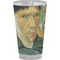 Van Gogh's Self Portrait with Bandaged Ear Pint Glass - Full Color - Front View