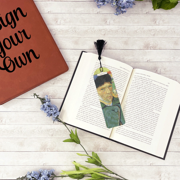 Van Gogh's Self Portrait with Bandaged Ear Plastic Bookmarks - In Context
