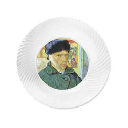 Van Gogh's Self Portrait with Bandaged Ear Plastic Party Appetizer & Dessert Plates - 6"