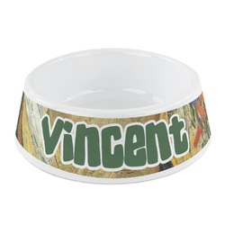 Van Gogh's Self Portrait with Bandaged Ear Plastic Dog Bowl - Small
