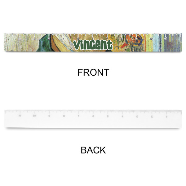 Van Gogh's Self Portrait with Bandaged Ear Plastic Ruler - 12" - APPROVAL