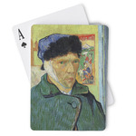 Van Gogh's Self Portrait with Bandaged Ear Playing Cards
