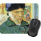 Van Gogh's Self Portrait with Bandaged Ear Rectangular Mouse Pad - LIFESTYLE 1