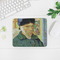 Van Gogh's Self Portrait with Bandaged Ear Rectangular Mouse Pad - LIFESTYLE 2