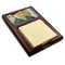 Van Gogh's Self Portrait with Bandaged Ear Red Mahogany Sticky Note Holder