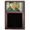 Van Gogh's Self Portrait with Bandaged Ear Red Mahogany Sticky Note Holder - Flat