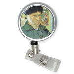 Van Gogh's Self Portrait with Bandaged Ear Retractable Badge Reel