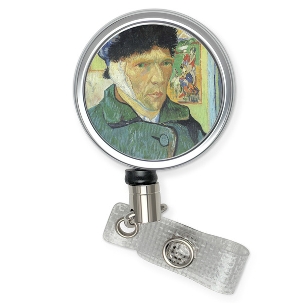 Custom Van Gogh's Self Portrait with Bandaged Ear Retractable Badge Reel
