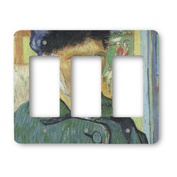 Van Gogh's Self Portrait with Bandaged Ear Rocker Style Light Switch Cover - Three Switch