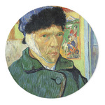 Van Gogh's Self Portrait with Bandaged Ear 5' Round Indoor Area Rug