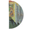 Van Gogh's Self Portrait with Bandaged Ear Round Linen Placemats - HALF FOLDED (double sided)