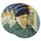 Van Gogh's Self Portrait with Bandaged Ear Round Paper Coaster - Main