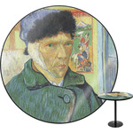 Van Gogh's Self Portrait with Bandaged Ear Round Table