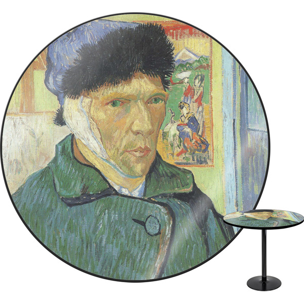 Custom Van Gogh's Self Portrait with Bandaged Ear Round Table - 30"