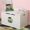 Van Gogh's Self Portrait with Bandaged Ear Round Wall Decal on Toy Chest
