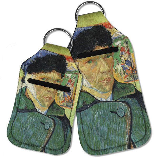 Van Gogh's Self Portrait with Bandaged Ear Sanitizer Holder Keychain - Parent Main