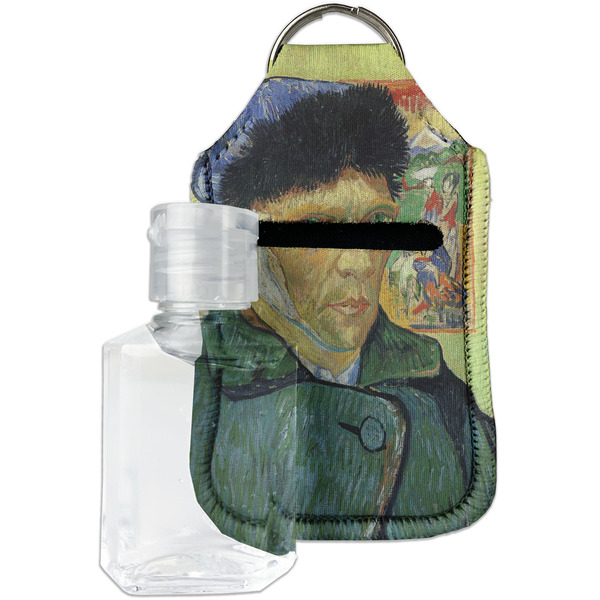 Custom Van Gogh's Self Portrait with Bandaged Ear Hand Sanitizer & Keychain Holder