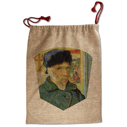 Van Gogh's Self Portrait with Bandaged Ear Santa Sack - Front