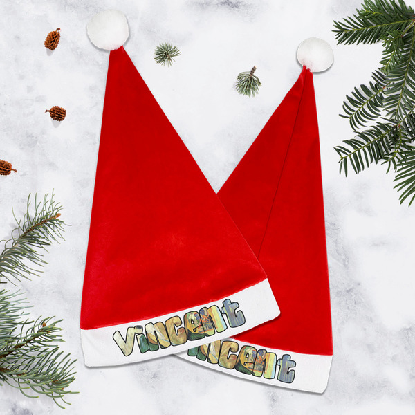 Van Gogh's Self Portrait with Bandaged Ear Santa Hat- Main