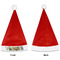 Van Gogh's Self Portrait with Bandaged Ear Santa Hats - Front and Back (Single Print) APPROVAL