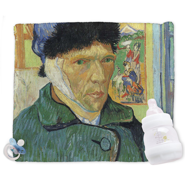 Custom Van Gogh's Self Portrait with Bandaged Ear Security Blanket - Single Sided