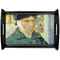 Van Gogh's Self Portrait with Bandaged Ear Serving Tray Black Small - Main