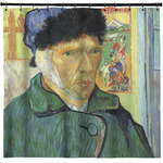Van Gogh's Self Portrait with Bandaged Ear Shower Curtain - Custom Size