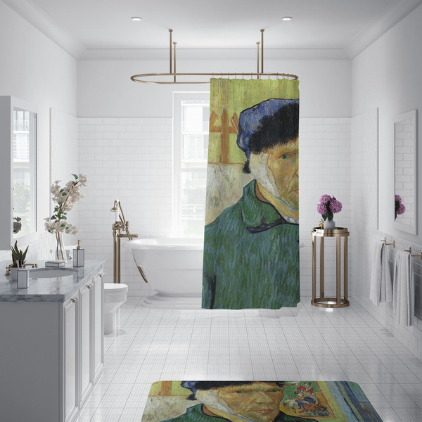 Van Gogh's Self Portrait with Bandaged Ear Shower Curtain - Custom Size