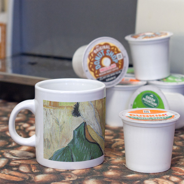 Van Gogh's Self Portrait with Bandaged Ear Single Shot Espresso Cup - Single - Lifestyle