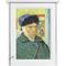 Van Gogh's Self Portrait with Bandaged Ear Single White Cabinet Decal