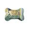Van Gogh's Self Portrait with Bandaged Ear Bone Shaped Dog Food Mat (Small)