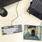 Van Gogh's Self Portrait with Bandaged Ear Small Gaming Mats - Lifestyle