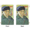 Van Gogh's Self Portrait with Bandaged Ear Small Laundry Bag - Front & Back View
