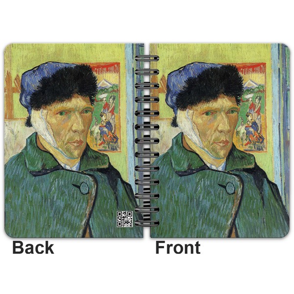 Van Gogh's Self Portrait with Bandaged Ear Spiral Journal 5 x 7 - Apvl