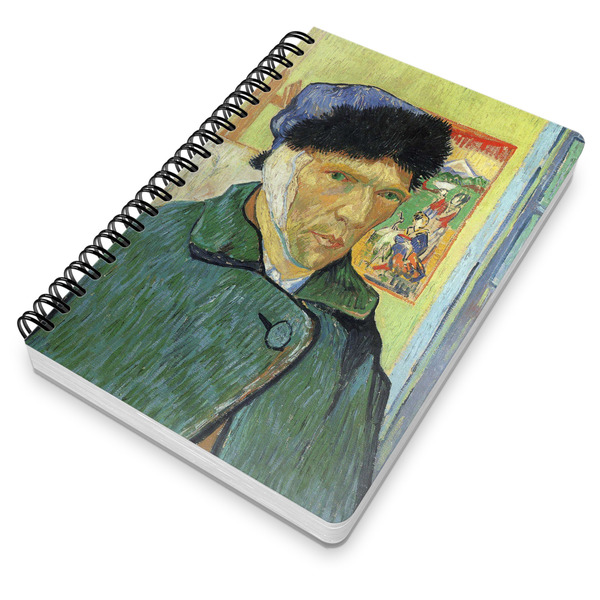 Van Gogh's Self Portrait with Bandaged Ear Spiral Journal 7 x 10 - Main