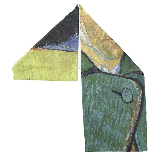 Van Gogh's Self Portrait with Bandaged Ear Sports Towel Folded - Both Sides Showing