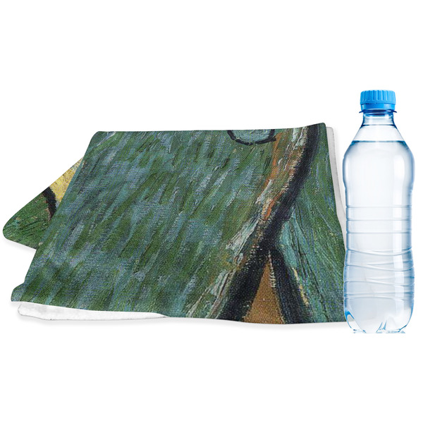 Custom Van Gogh's Self Portrait with Bandaged Ear Sports & Fitness Towel