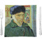 Van Gogh's Self Portrait with Bandaged Ear Square Dinner Plate