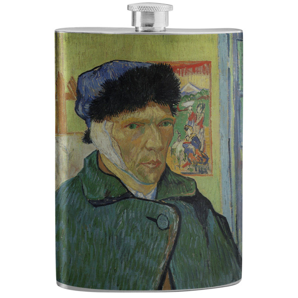 Custom Van Gogh's Self Portrait with Bandaged Ear Stainless Steel Flask