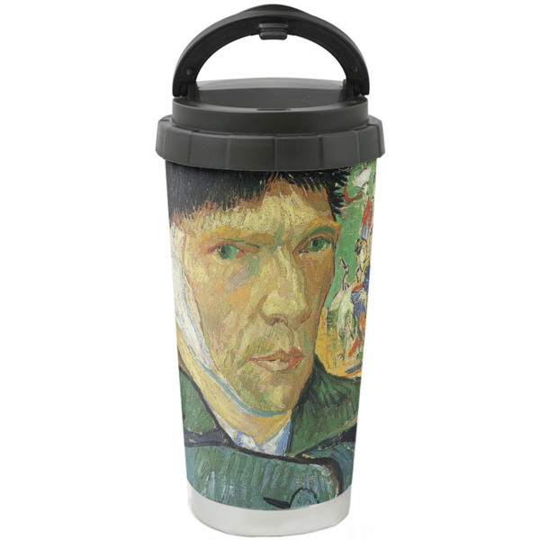 Custom Van Gogh's Self Portrait with Bandaged Ear Stainless Steel Coffee Tumbler