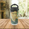 Van Gogh's Self Portrait with Bandaged Ear Stainless Steel Travel Cup - Lifestyle