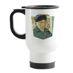 Van Gogh's Self Portrait with Bandaged Ear Stainless Steel Travel Mug with Handle