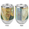 Van Gogh's Self Portrait with Bandaged Ear Stemless Wine Tumbler - Full Print - Approval