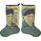 Van Gogh's Self Portrait with Bandaged Ear Holiday Stocking - Double-Sided - Neoprene