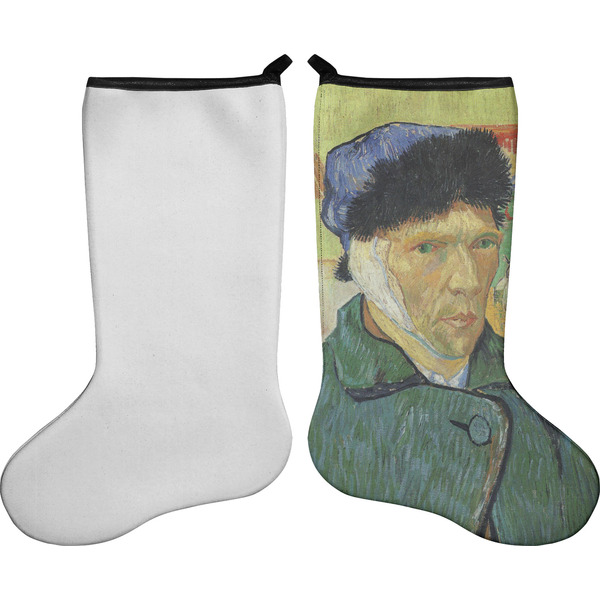 Van Gogh's Self Portrait with Bandaged Ear Stocking - Single-Sided - Approval